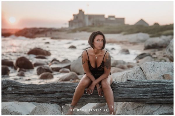 Amy Panucci of The Babe Festival in Hartford Connecticut Boudoir and Photography shares a fun Beach Boudoir Birthday Celebration photo shoot!
