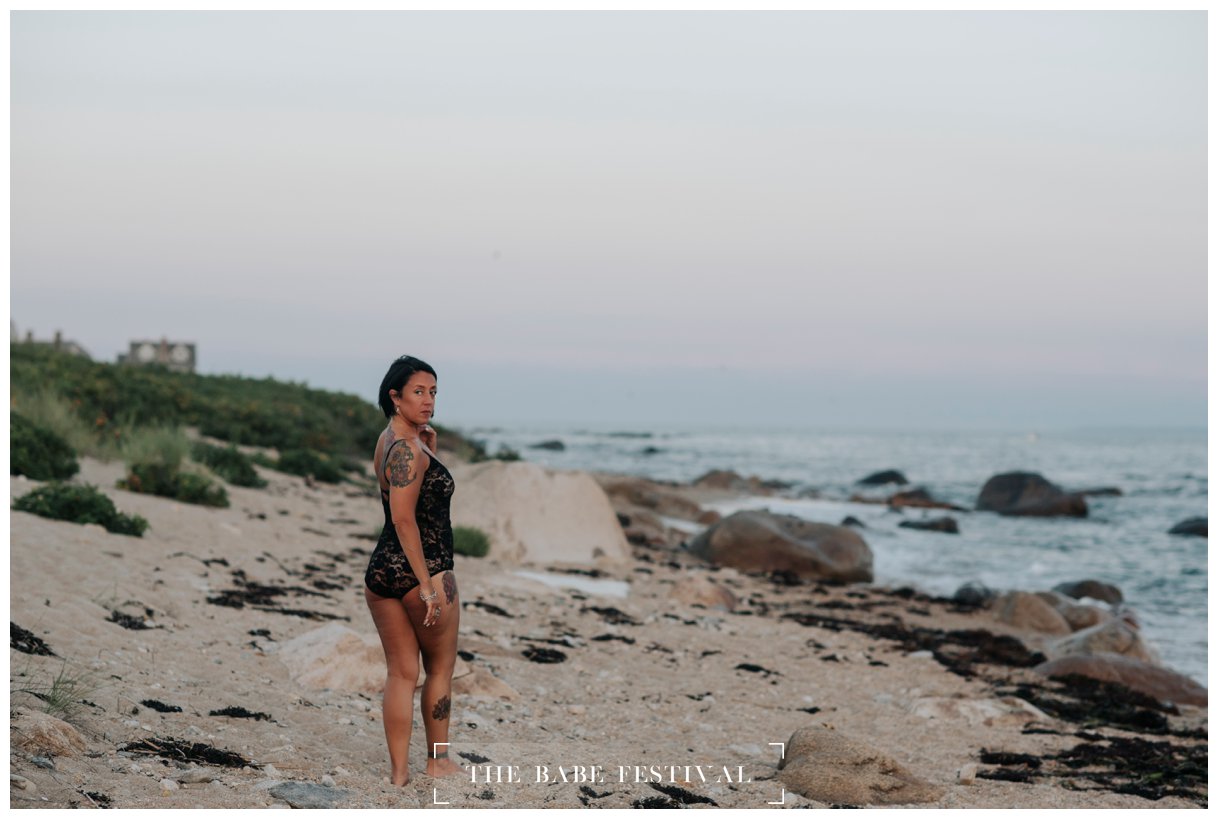 Amy Panucci of The Babe Festival in Hartford Connecticut Boudoir and Photography shares a fun Beach Boudoir Birthday Celebration photo shoot!